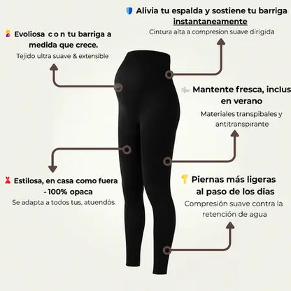 BLOOM-MAMI ®️  leggings Ultracómodos para las futuras mamás